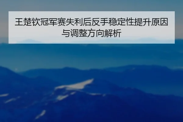 王楚钦冠军赛失利后反手稳定性提升原因与调整方向解析
